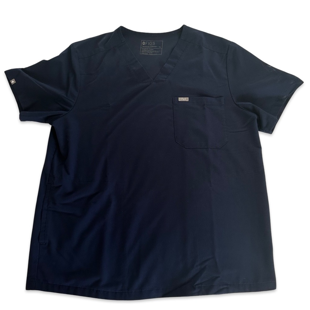 Figs XL Top Navy Blue
